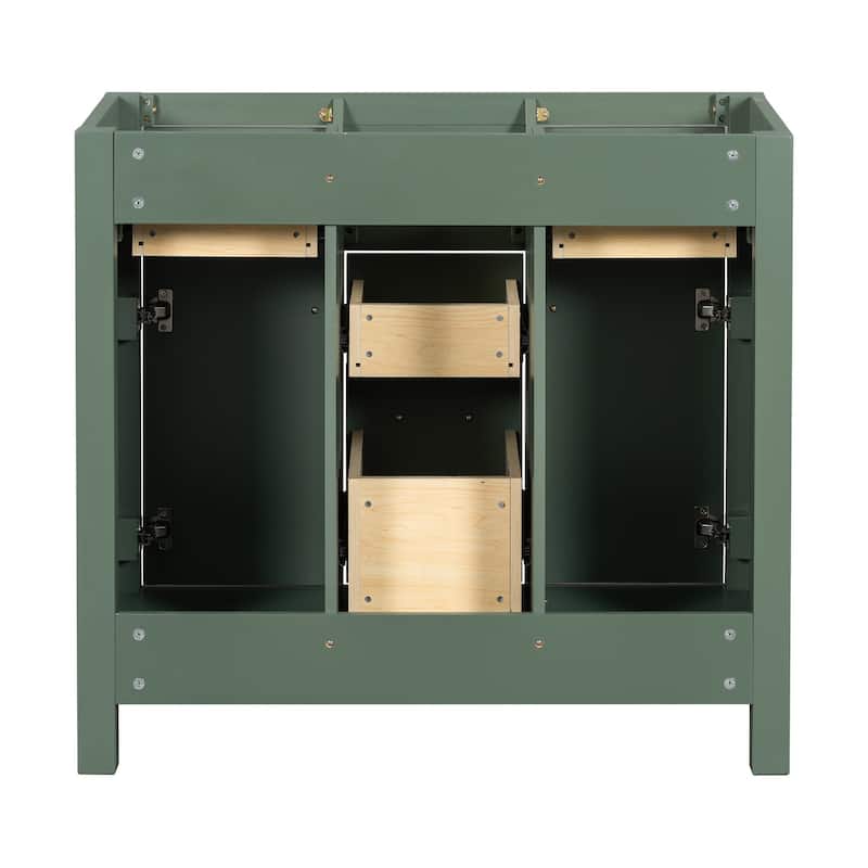 36 inch MDF Freestanding Bathroom Vanity without Counter Top