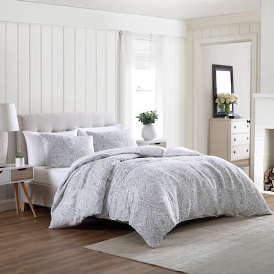 Brielle Home Lacy Medallion Printed Comforter Set