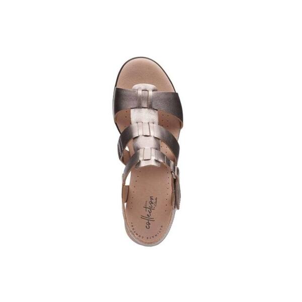 Shop Clarks Womens Valarie Kerry Leather Open Toe Casual Ankle