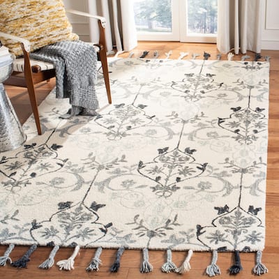SAFAVIEH Handmade Suzani Uliya Boho Tribal Wool Rug