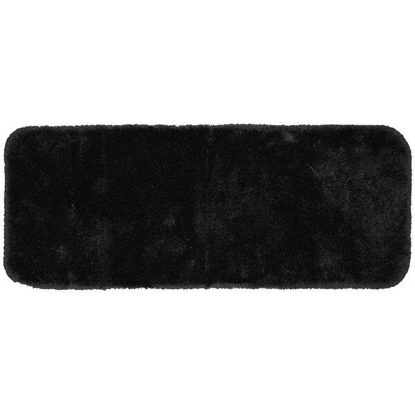 Shop Finest Luxury Black Ultra Plush Washable Bath Rug Runner Overstock 25719843