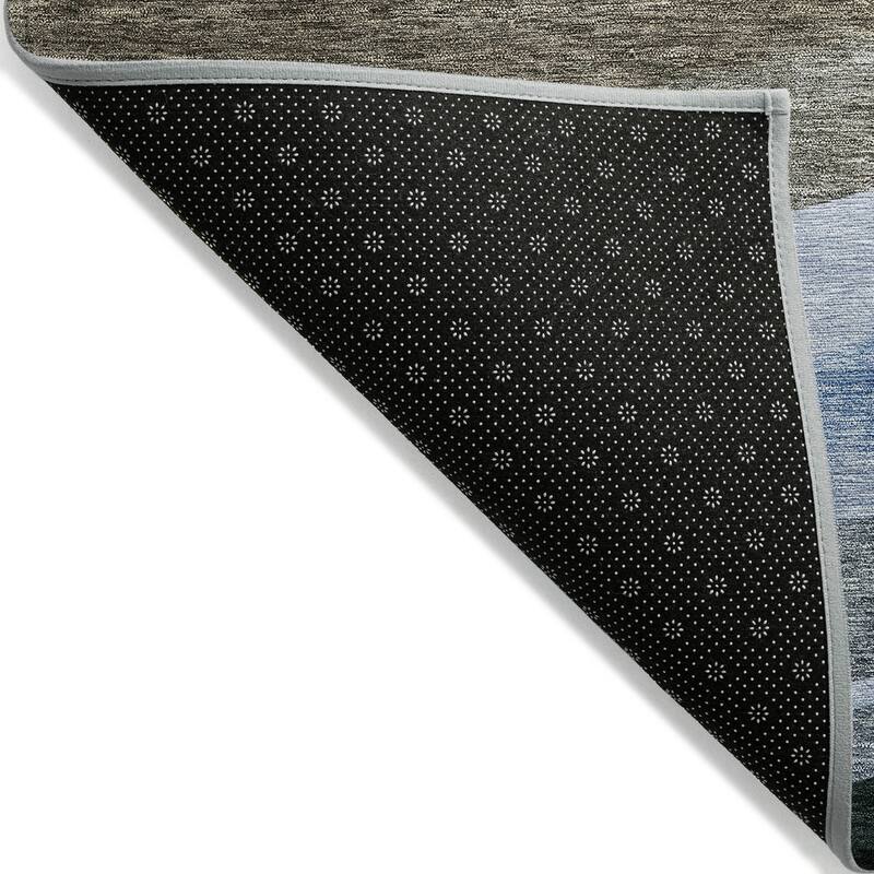 Machine Washable Indoor/ Outdoor Contemporary Deco Chantille Rug