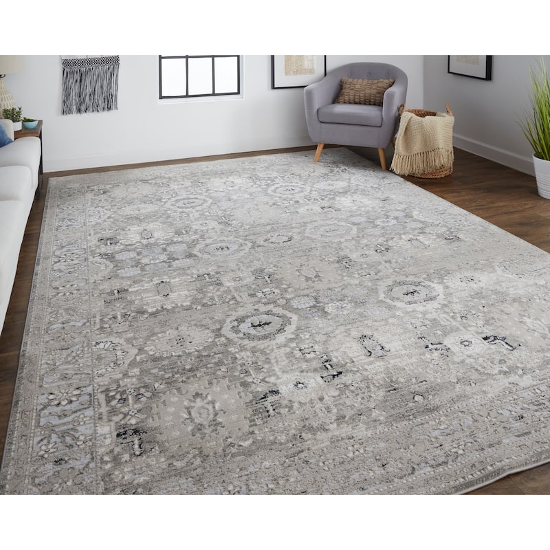 Grand Bazaar Adana Machine Made Oriental Transitional Area Rug