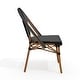 preview thumbnail 19 of 29, Martha Stewart All Weather Woven Bistro Table and Chairs Set with Aluminum Frames - 19"W x 21.75"D x 35"H