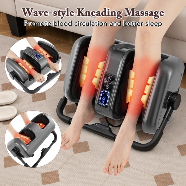 Miko - Shiatsu Foot Massager with Heat - Deep Kneading, Rolling & Air Miko - Shiatsu Foot Massager with Heat - Deep Kneading, Rolling & Air