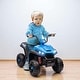 preview thumbnail 2 of 6, 12V Kids ATV Ride-On, Battery Powered 4-Wheeler with Spring Suspension, LED Lights, MP3, Music, Forward/Reverse, for Ages 3-5
