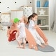 preview thumbnail 6 of 18, Gymax 3-in-1 Kids Slide Rocking Horse Set Convertible Toddler Slide w/