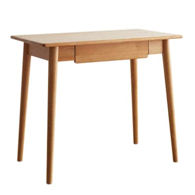 100% solid wood computer desk study desk oak natural wood PC desk work desk dressing table