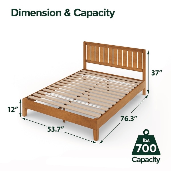 PIGU！ Zinus 7 Inch Heavy Duty Steel Bed Frame with Center Support