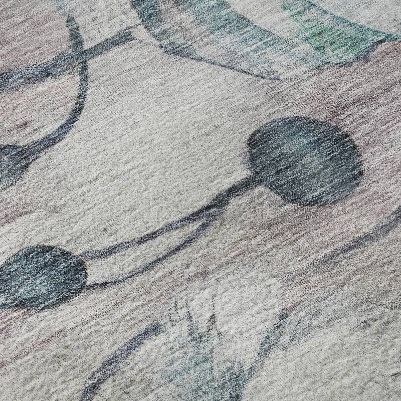 Premium Washable Super Soft Modern Floral Mayfield Rug