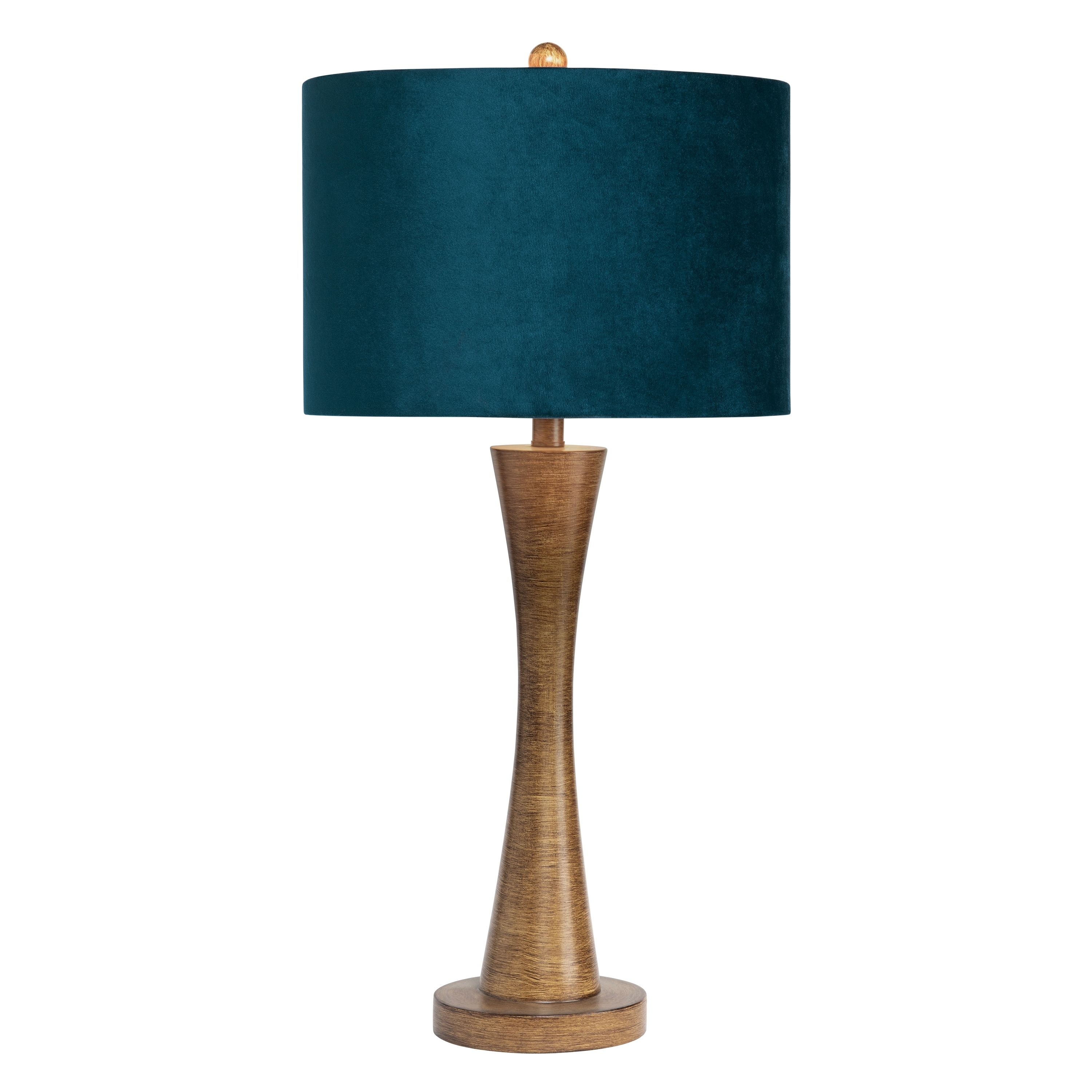 navy velvet lamp