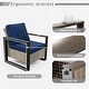 preview thumbnail 8 of 13, COZYWOR 5-Piece Outdoor Patio Conversation Set