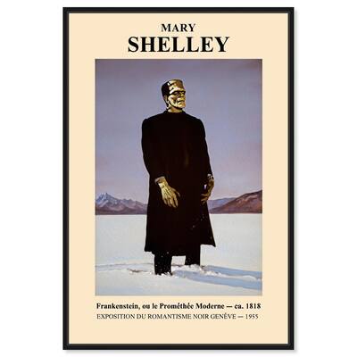 Mary Shelley's Monster Canvas by Art Remedy