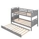 preview thumbnail 6 of 7, Rustic and Adorable House Shaped Full Size Bed Frame with Twin Trundle - Perfect for Kids' Bedroom