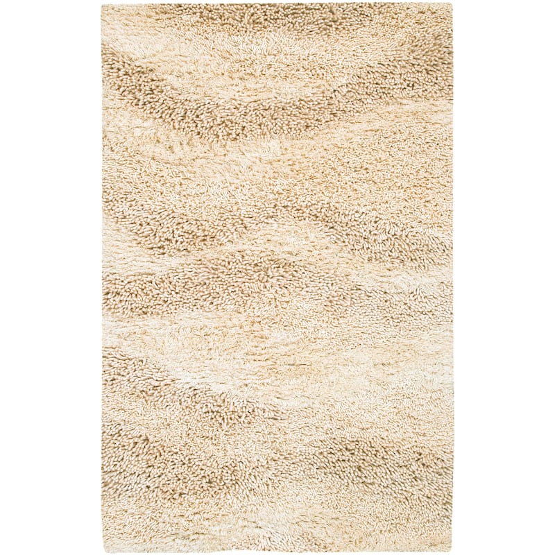 Livabliss Haukipudas Handmade Plush Shag Wool Area Rug
