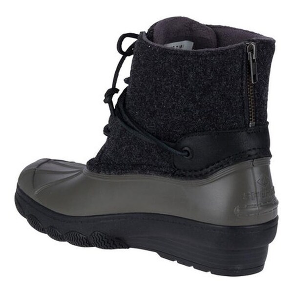sperry saltwater wedge tide wool duck boot