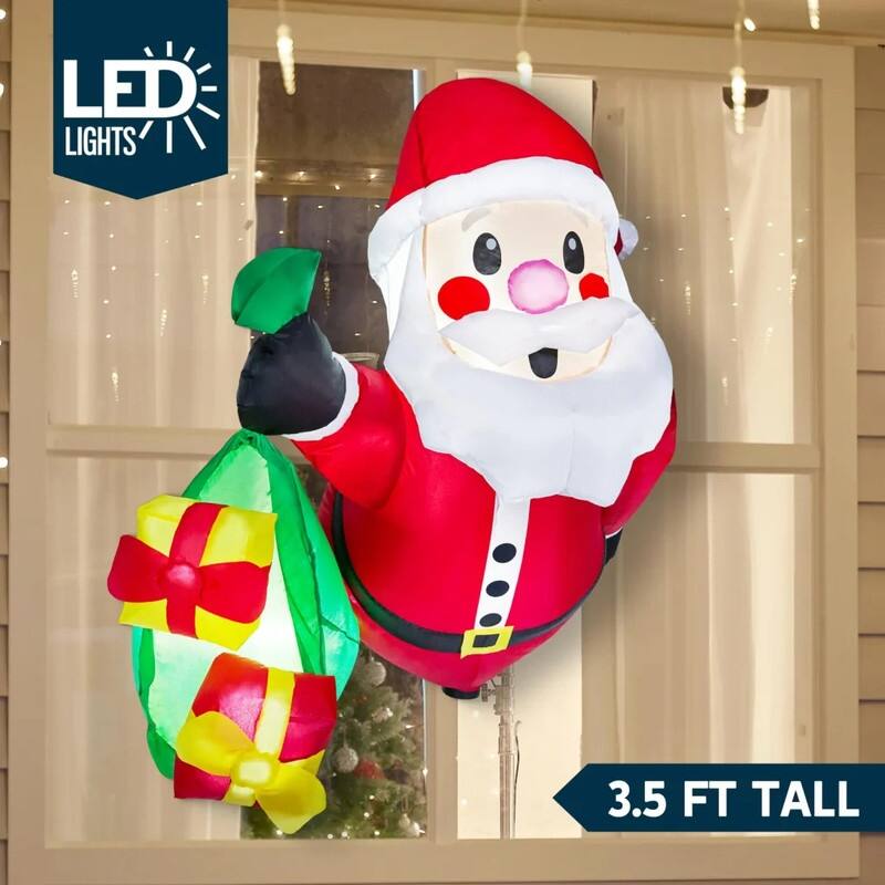 Santa Front Stuck Inflatable