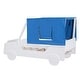 preview thumbnail 7 of 34, Modern Kids Car Shaped Bed with Tents, Twin Size