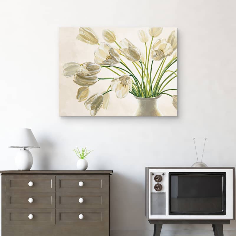 Bouquet di Tulipani by Eva Barberini Canvas Art Print