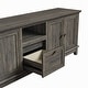 preview thumbnail 44 of 45, Rustic 72-Inch TV Stand with Adjustable Shelves, Hidden Storage - 72" in Width