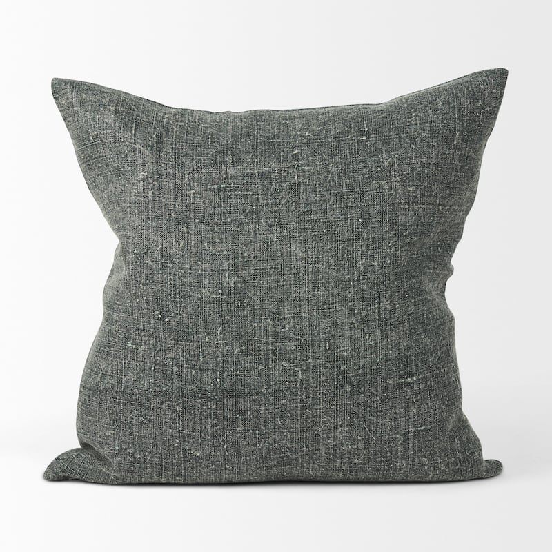 Jack Brown Linen Square Decorative Pillow Cover