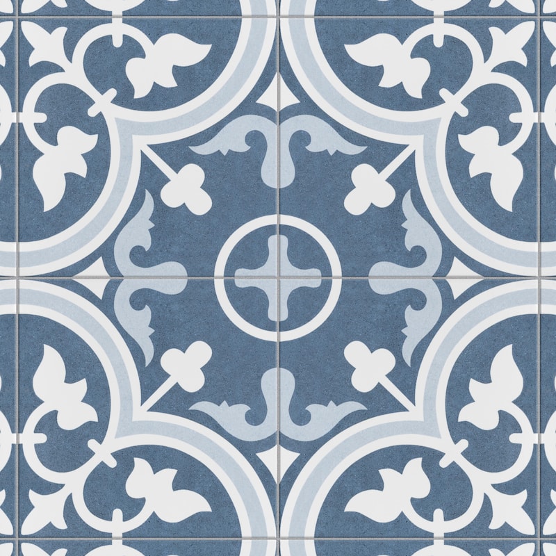 Merola Tile Arte Artic 9-3/4" x 9-3/4" Porcelain Floor and Wall Tile