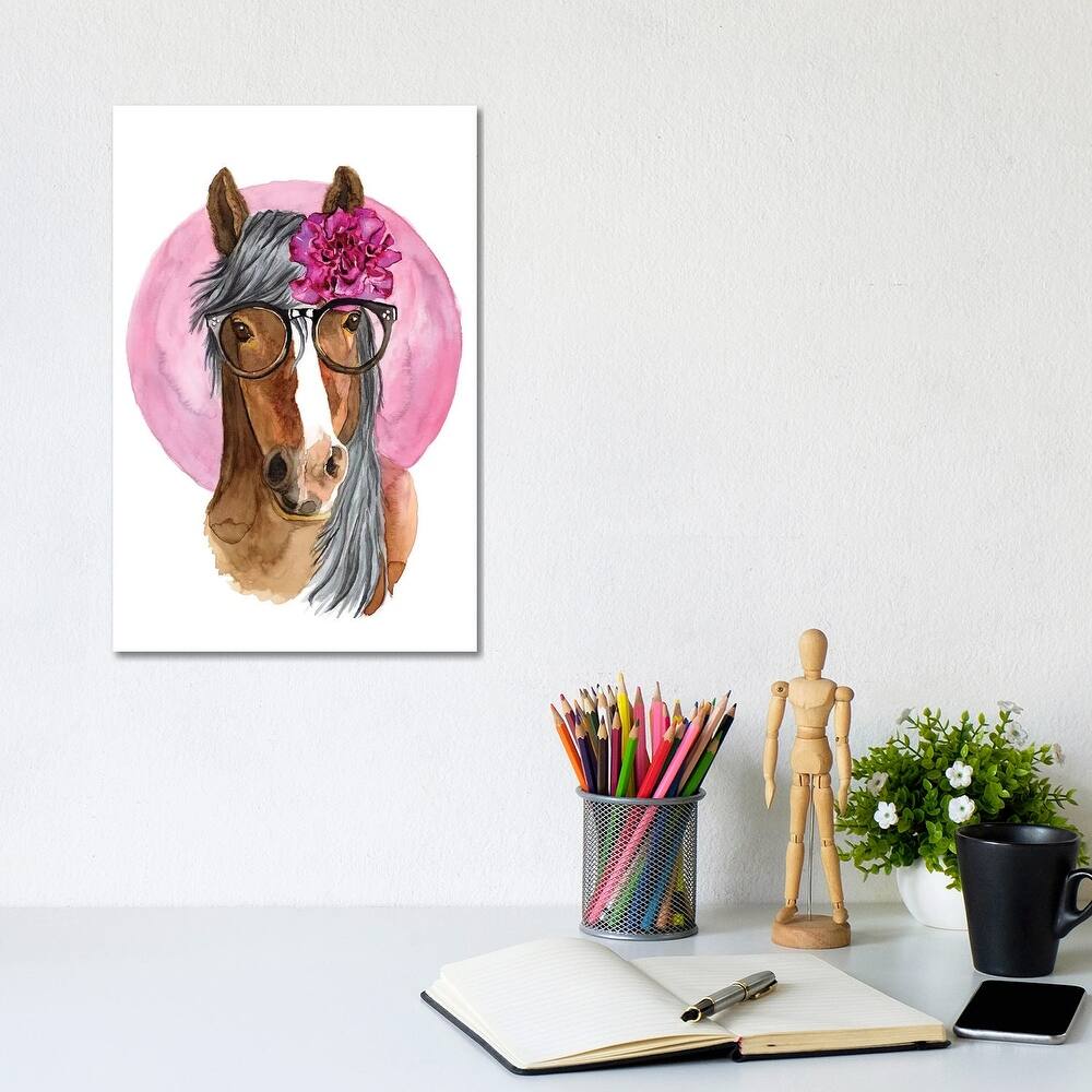 iCanvas "A Fabulous Horse" by Heather Perry Canvas Print