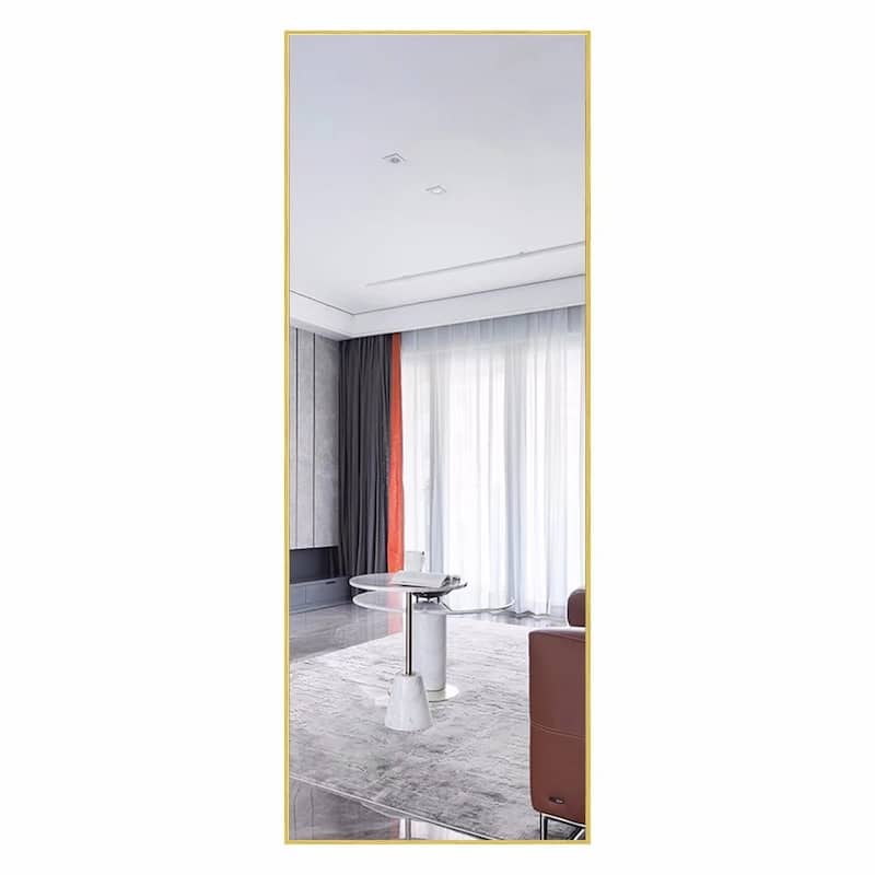 Dovelina Modern Full Length Floor Mirror - Freestanding Vanity Mirror for Bathroom or Living Space
