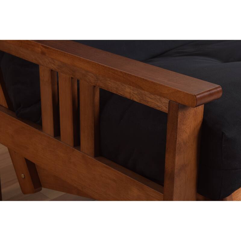 Porch & Den Kern Full-size Futon Frame and Mattress Set