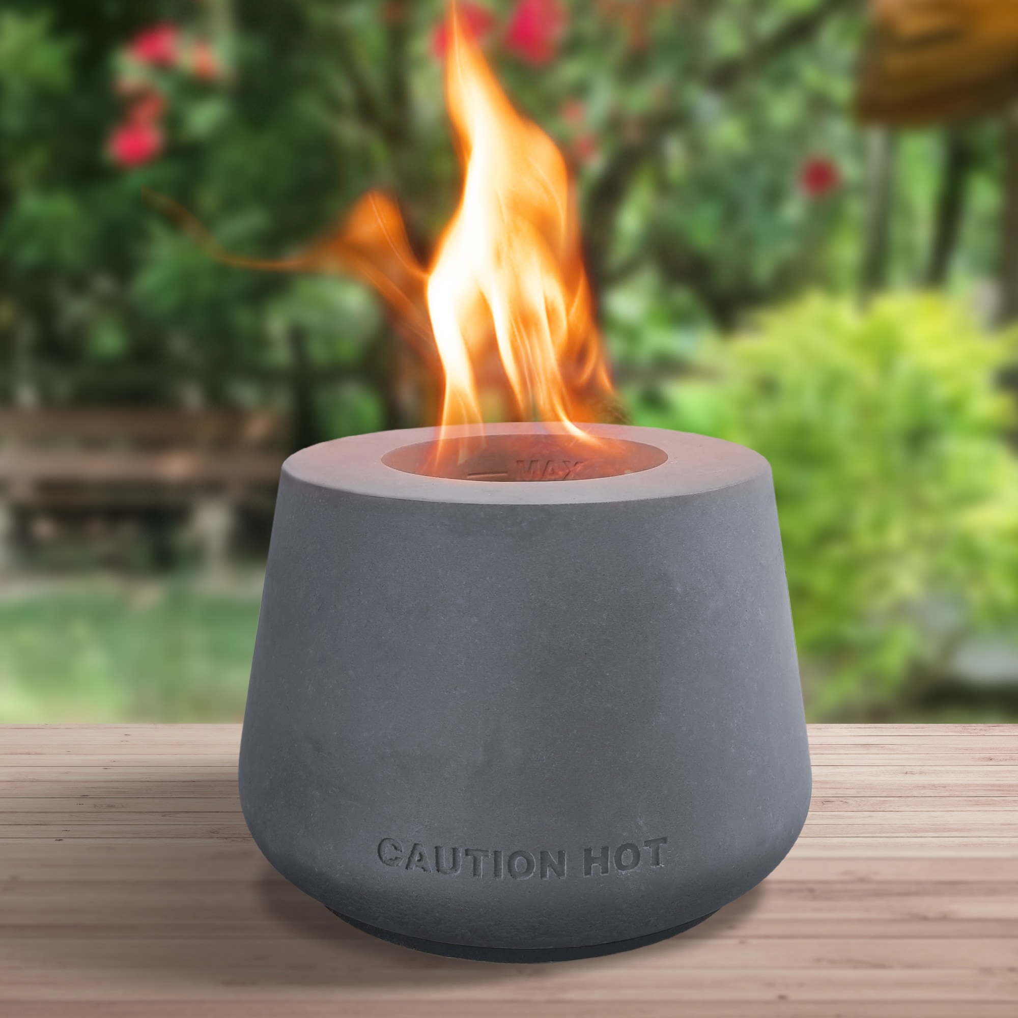 Durx-litecrete Concrete Portable Tabletop Fireplace - Bed