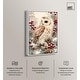 preview thumbnail 2 of 5, Christmas Forest Owl III Wall Decor Canvas Print by Art Remedy