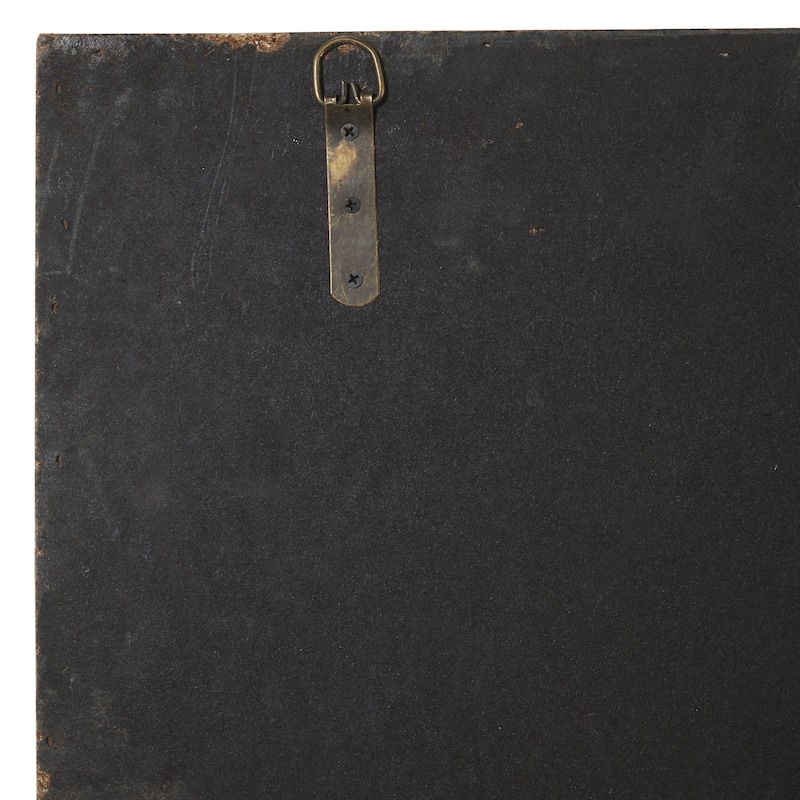 Brown Wood Handmade Carved Radial Starburst Home Wall Decor