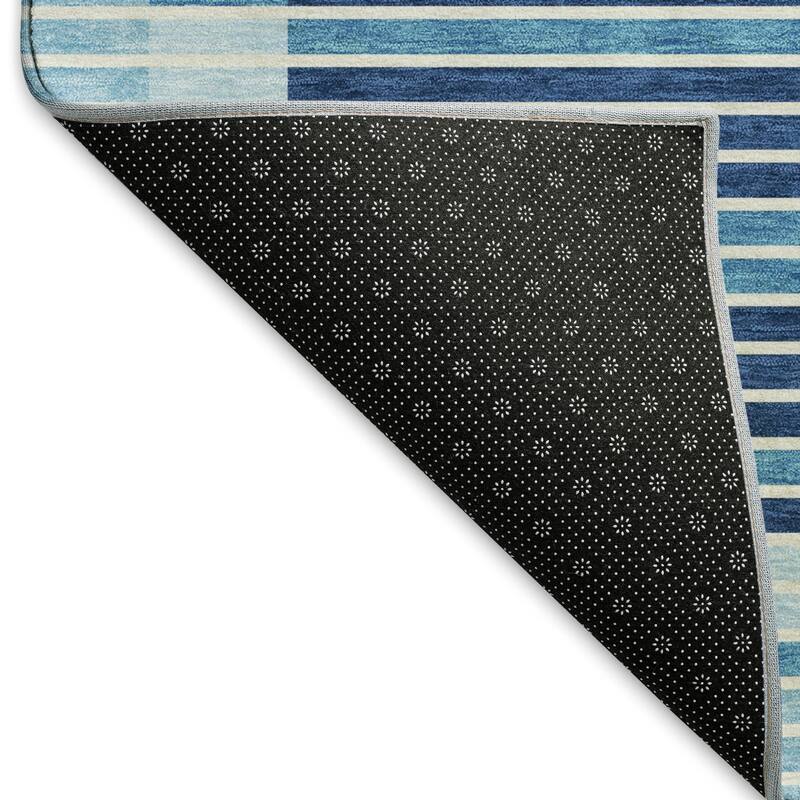 Premium Washable Super Soft Border Geo Mayfield Rug