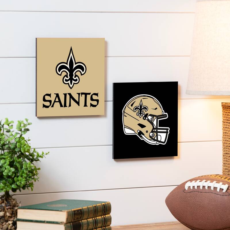 New Orleans Saints Foam Core Wall Decor - Gold
