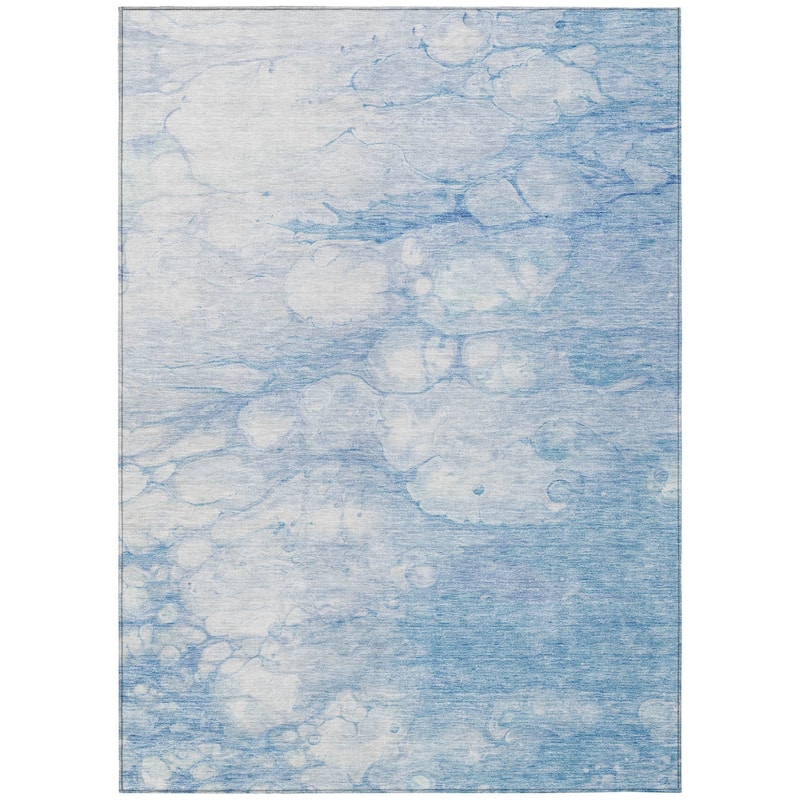 HomeRoots Abstract Transitional Rectangle Outdoor Rug - 9' X 12'