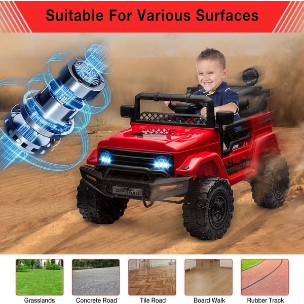 slide 2 of 5, Ride-On Truck Car for Kids