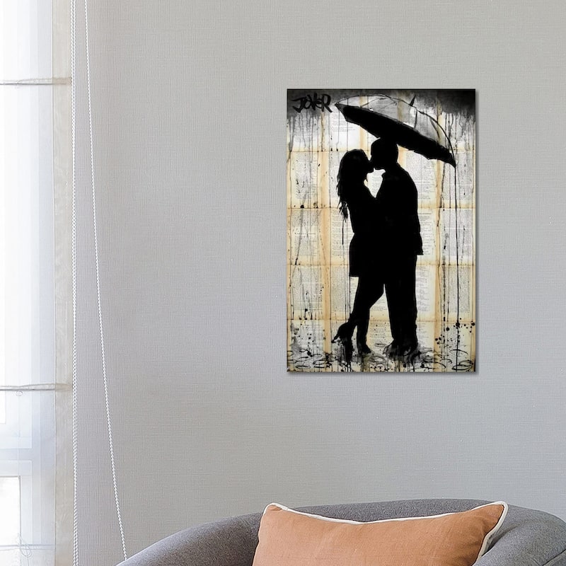 iCanvas "Rain Lovers" by Loui Jover Canvas Print - 26x18x1.5