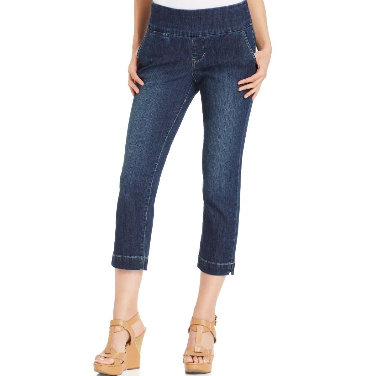 wide band jeans