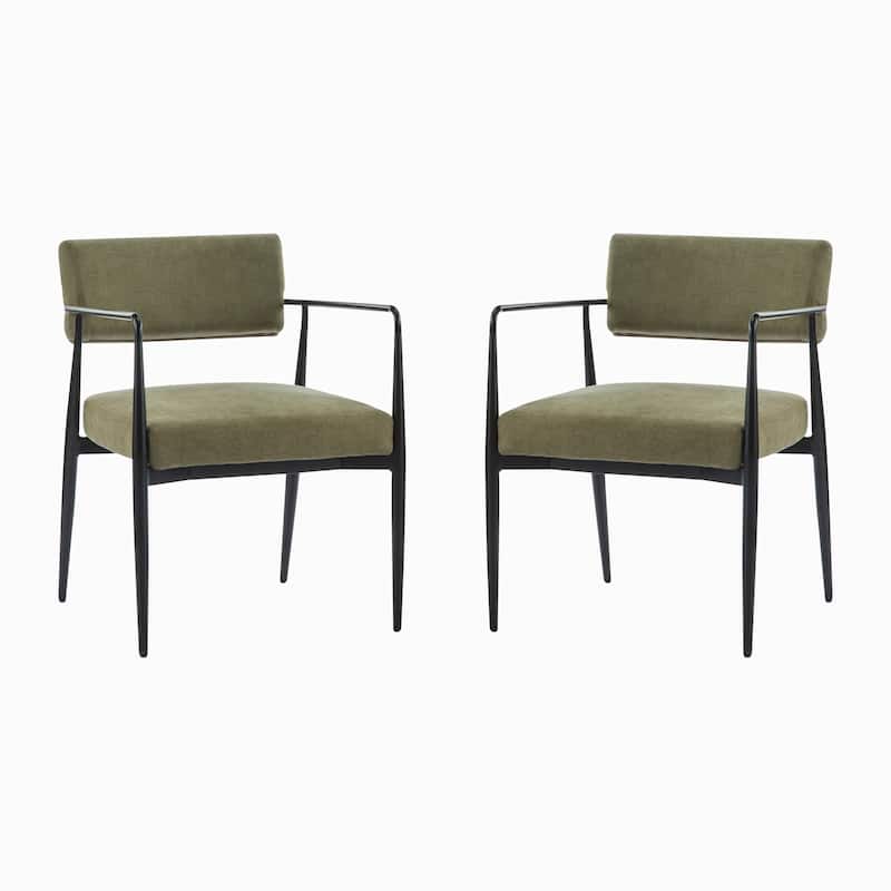 Christopher Knight Home - Alice Metal Dining Arm Chair Set of 2