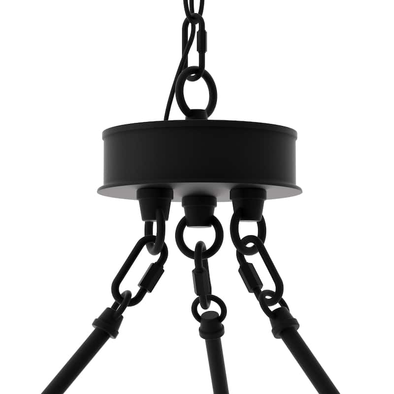 Acroma 15-light Farmhouse Large Wagon Wheel Candle Chandelier with UL Certified - D40'' * H130''