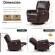 preview thumbnail 3 of 55, MCombo Power Swivel Rocker Recliner with Lumbar Support, Electric Nursery Glider Recliner Chair