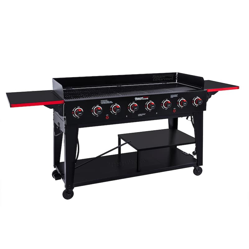 Royal Gourmet 8B Gas Grill, Independently Controlled Dual Systems