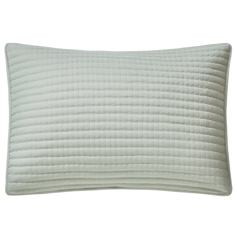 Nanshing Cassidy 7 Piece Solid Color Waffle Quilt Set