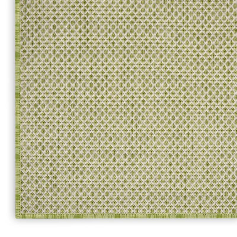 HomeRoots Contemporary Rectangle Outdoor Rug - 8' X 10'
