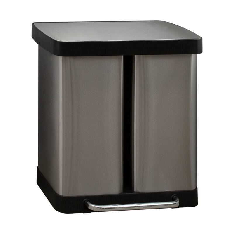 Organize It All 60 L Dual Compartment Recycling Bin