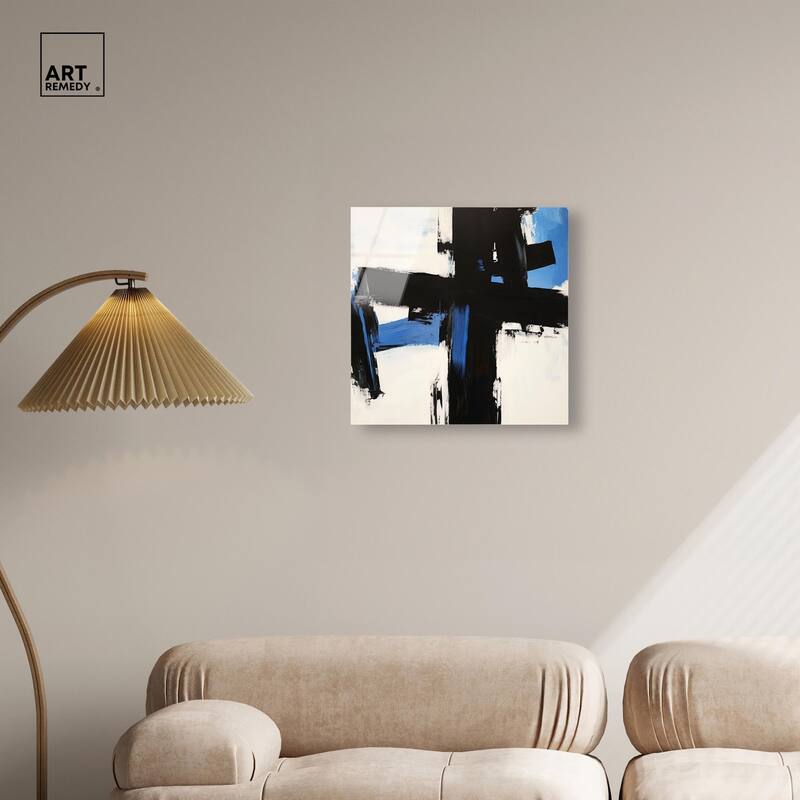 Blue Streak II Acrylic by Art Remedy, Ready to Hang