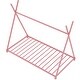 preview thumbnail 12 of 32, Metal House Platform Bed with X-Shape Rails, Twin Size for Kids
