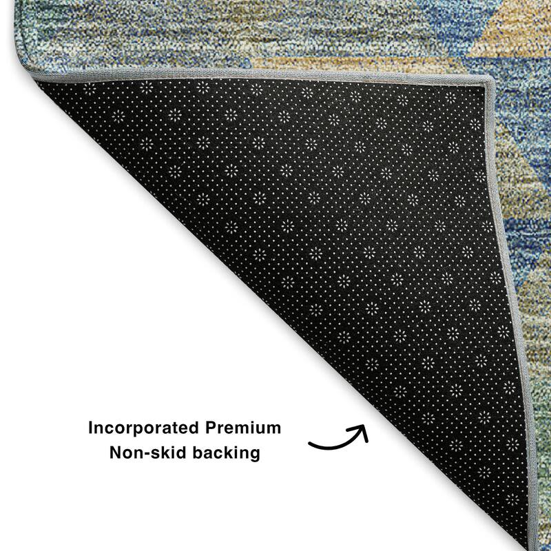Premium Washable Super Soft Modern Mid Century Mayfield Rug