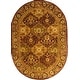 preview thumbnail 15 of 103, SAFAVIEH Handmade Antiquity Philomena Traditional Oriental Wool Rug 7'6" x 9'6" Oval - Wine - Oval