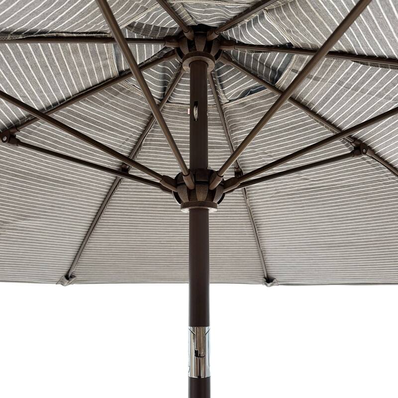 Tropishade 7.5' Market Umbrella with Sunbrella 14050-03 Scale Smoke